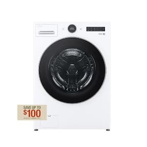 4.5 cu. ft. Stackable SMART Front Load Washer in White with TurboWash 360 and Allergiene Steam Cleaning