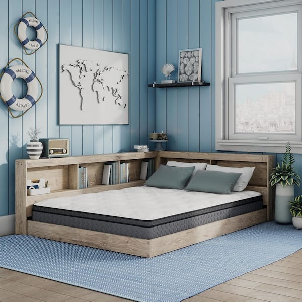 Signature DESIGN BY ASHLEY 12 in. Pocketed Hybrid Full Medium Hybrid 12 in. Bed-in-a-Box Mattress