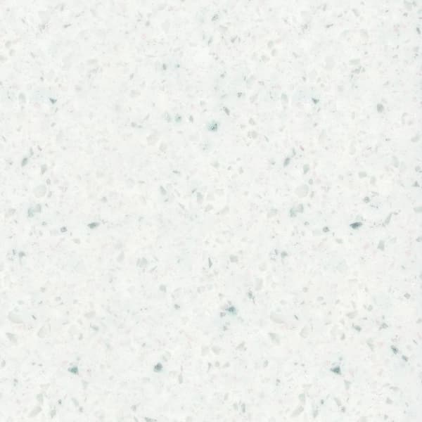 LG Hausys HI-MACS 2 in. Solid Surface Countertop Sample in Cotton Dust
