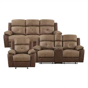 Lazzara Austin 87.5 in. W Pillow Top Arm Microfiber Rectangle