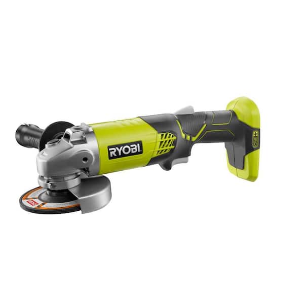 Cordless 4-1/2 in Tool-Only RYOBI 18-Volt ONE Angle Grinder 