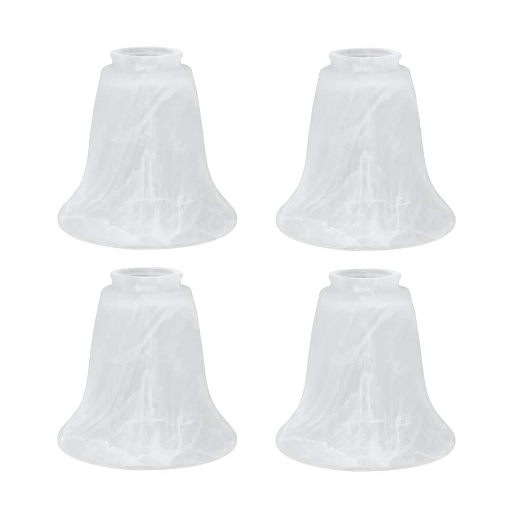5-1/4 in. Alabaster Bell Shaped Ceiling Fan Replacement Glass Shade (4-Pack) price history on PriceWatchPro