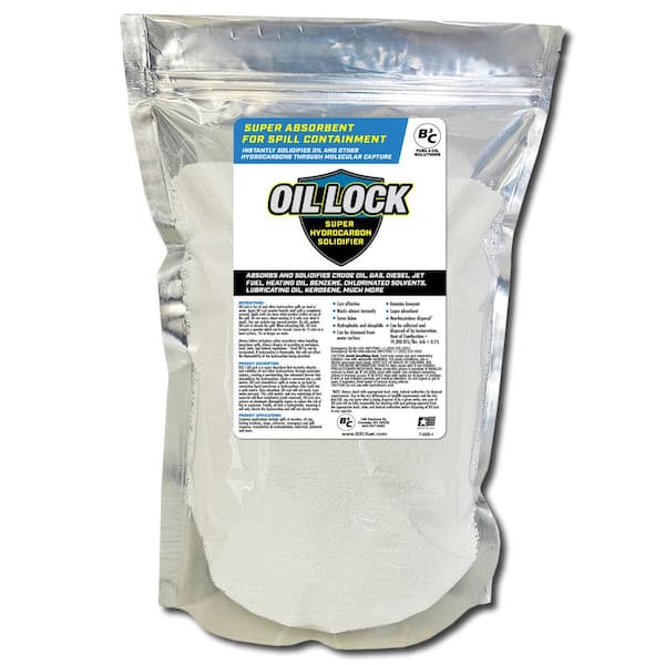 Oil Lock Super Hydrocarbon Solidifier and Spill Absorber 1.7 lb. Bag