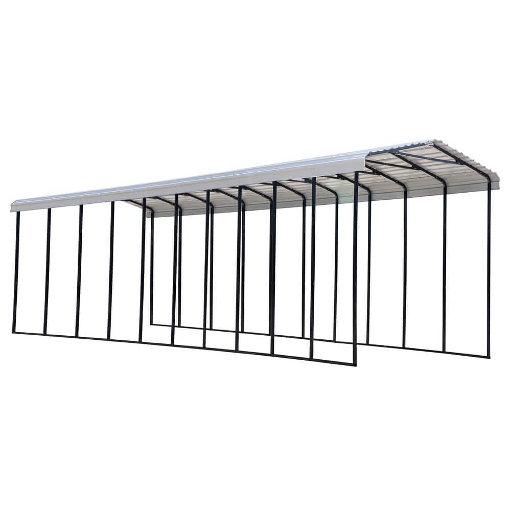 14' x 47' Galvanized Steel Eggshell RV Carport Kit