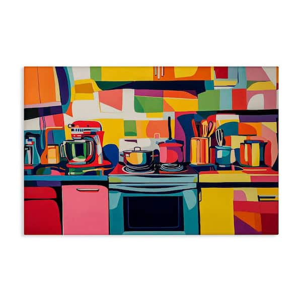 Stupell Industries Whimsical Hued Kitchen by LSR Design Studio Unframed Home Graphic Art Print 16 in. x 24 in.