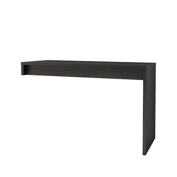 Nexera Sereni-T 47.75 in. W Black and Ebony Reversible Desk Panel