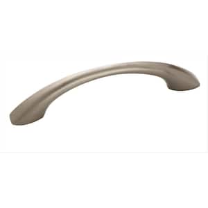 Vaile 3-3/4 in. (96mm) Modern Satin Nickel Arch Cabinet Pull (25-Pack)