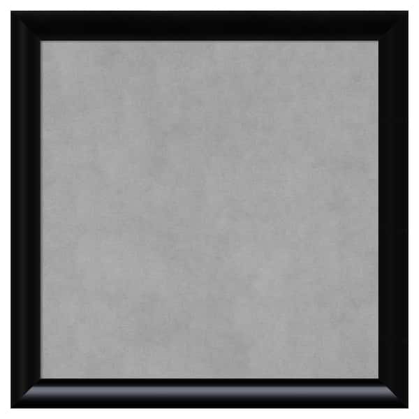 Amanti Art Steinway Black Scoop 23 in. x 23 in Framed Magnetic Board