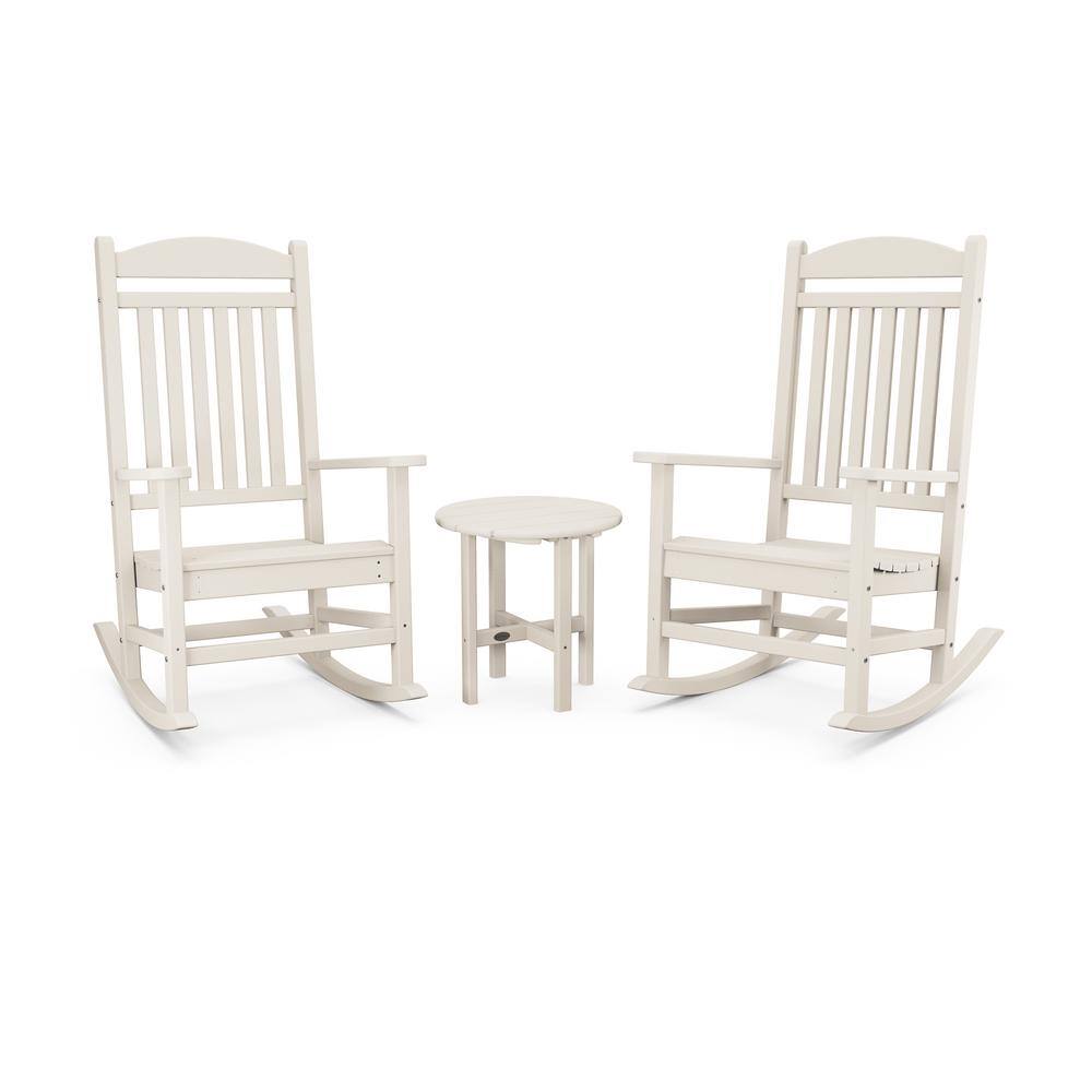 polywood 3 piece rocking chair set