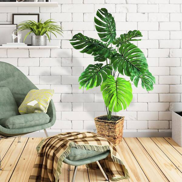 40-Inch Monstera in Square Basket 22TFP91 - The Home Depot