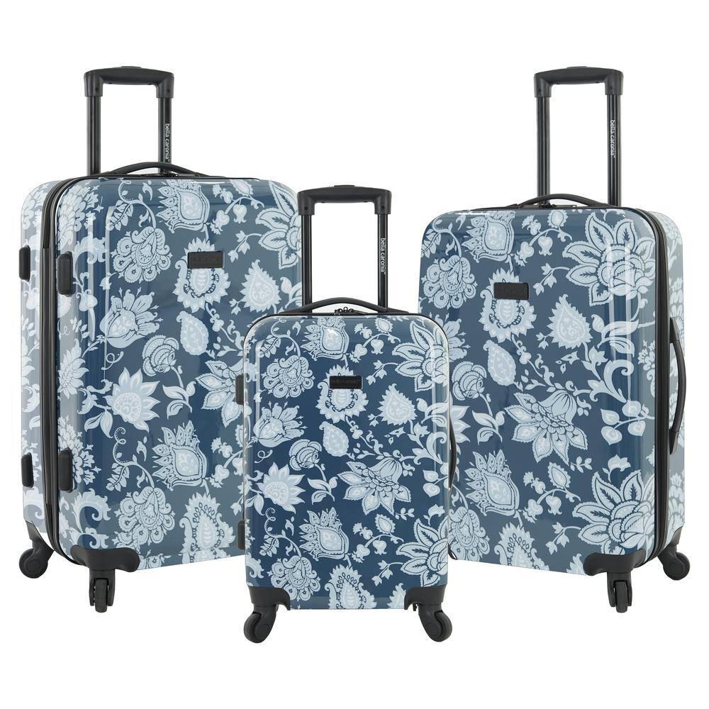 3pc HARDSIDE ROLLING COLLECTION w/360 degree 4-WHEEL SYSTEM & FASHION PATTE