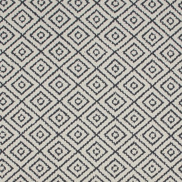 Lifeproof Tender Heart Obsidian Gray 45 oz Triexta Texture Pattern Installed Carpet
