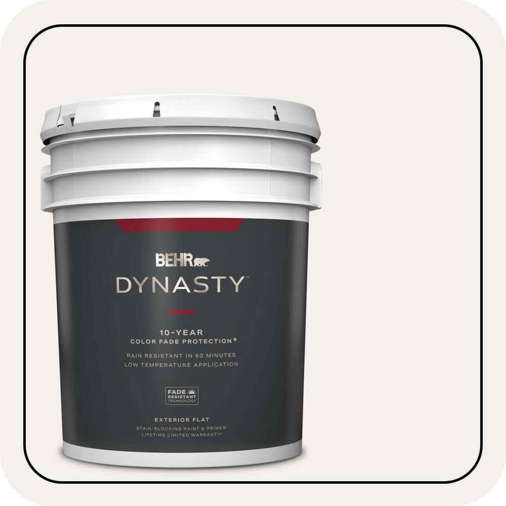 5 gal. Home Decorators Collection #HDC-MD-06 Nano White Flat Exterior Stain-Blocking Paint & Primer price history on PriceWatchPro