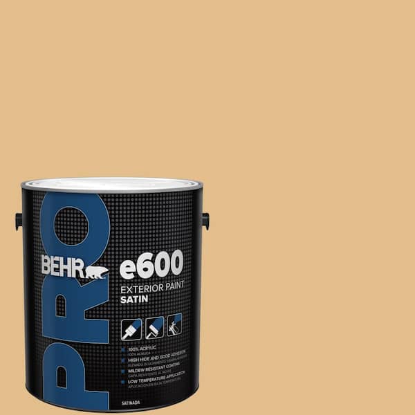 1 gal. #330D-4 Warm Muffin Satin Exterior Paint