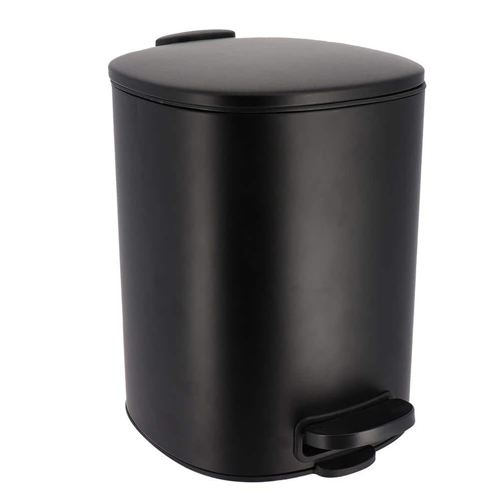 EVIDECO French home goods Mel Free Standing Metal Trash Can with Silent