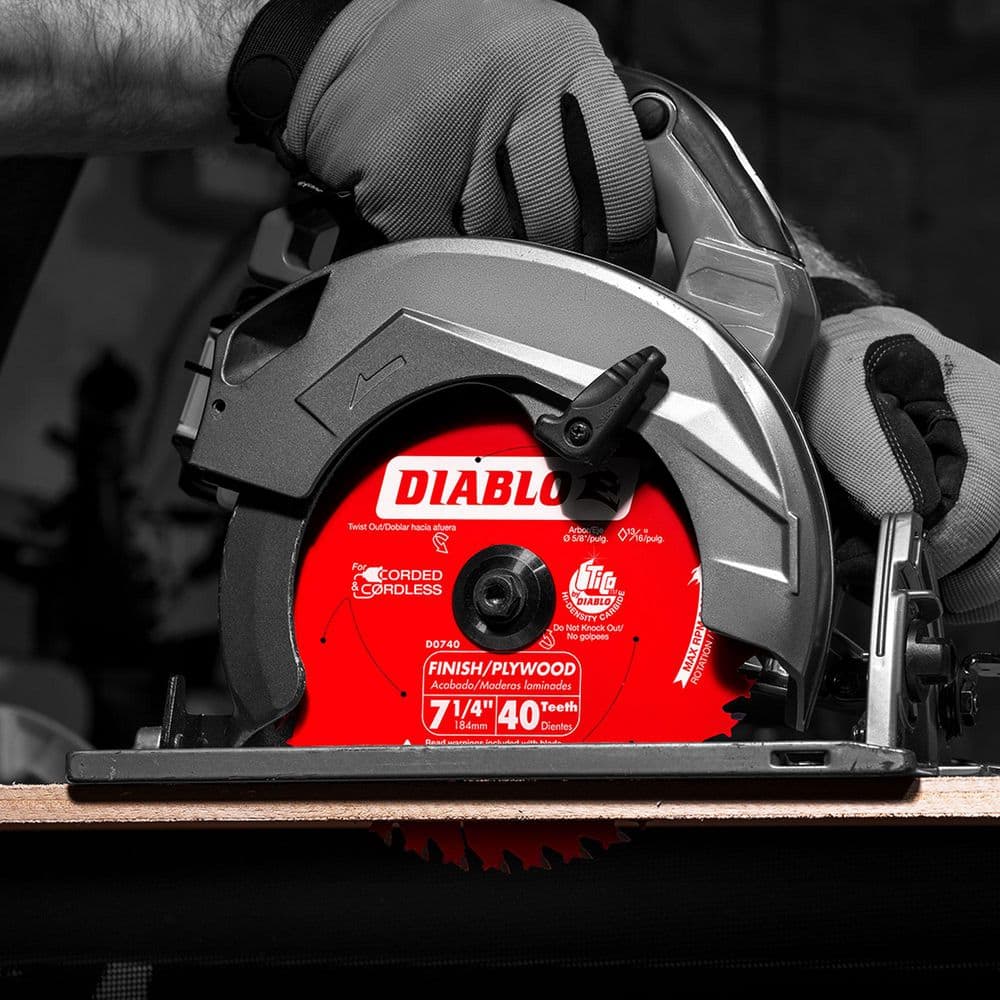 DIABLO 7 1 4in x 40 Tooth Finish Circular Saw Blade for Wood - Image 6