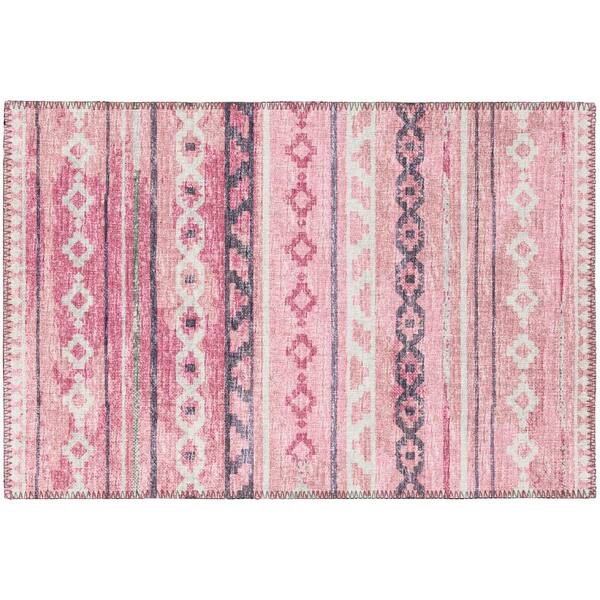 Addison Rugs Modena Blush 1 ft. 8 in. x 2 ft. 6 in. Southwest Accent Rug
