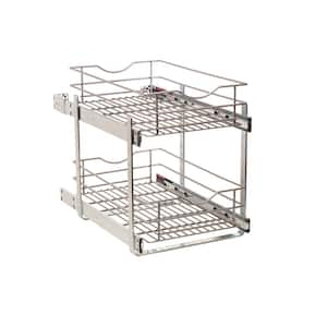 14 in. Double Tier Wire Soft-Close Pullout Baskets