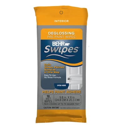 Interior Deglossing Pre-Paint Wipes (10-Pack)