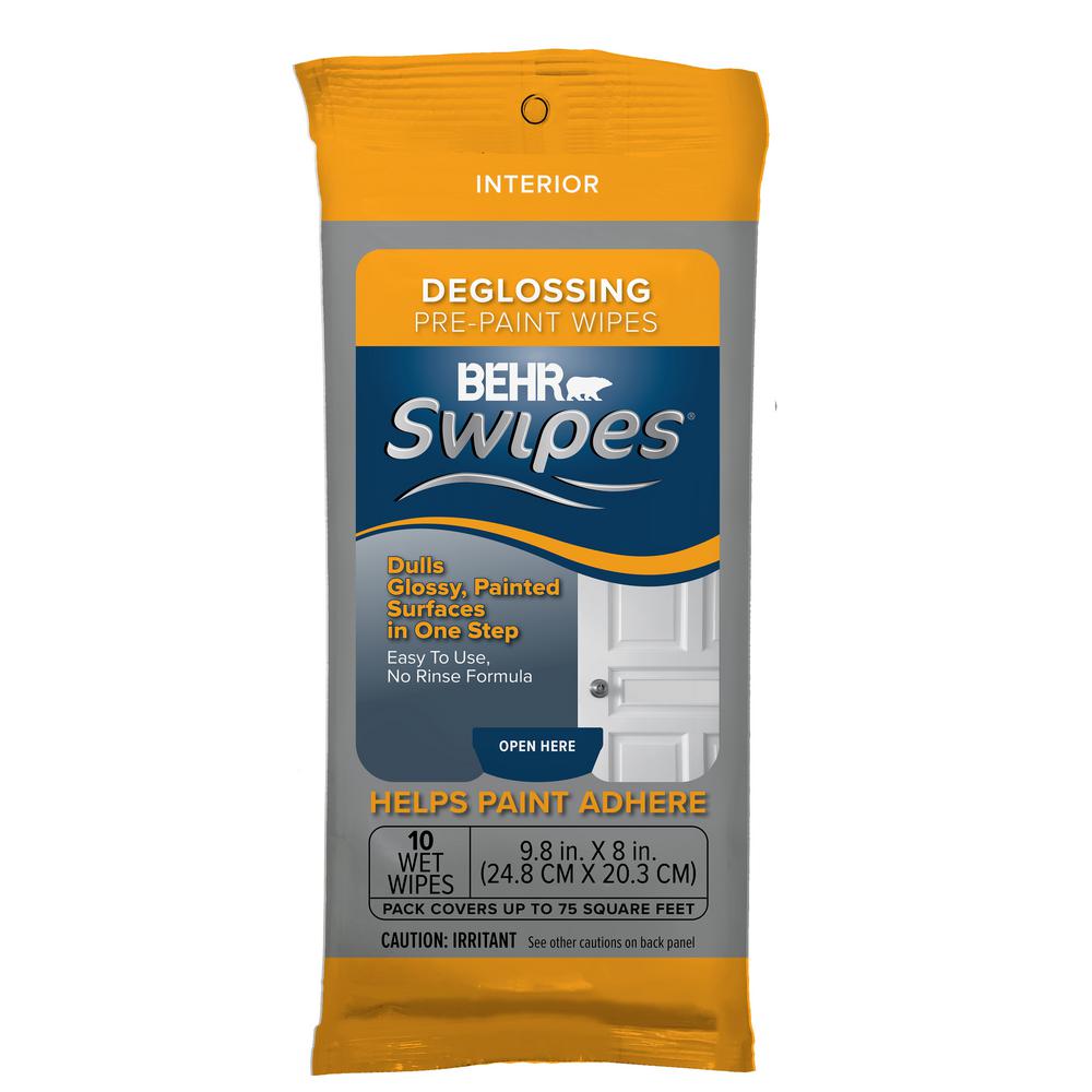Interior Deglossing Pre-Paint Wipes (10-Pack)