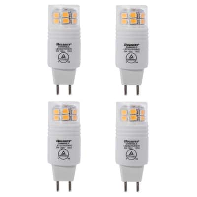 20-Watt Equivalent T4 Dimmable BI-PIN LED Light Bulb Soft White Light (4-Pack)