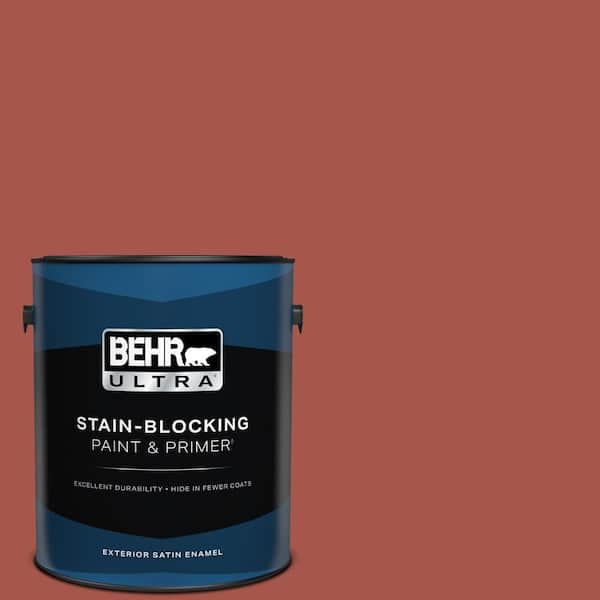 BEHR ULTRA 1 gal. #ECC-62-3 Volcanic Satin Enamel Exterior Paint & Primer