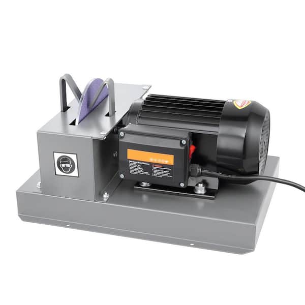 SKYSHALO Lawn Mower Blade Sharpener, 2/3HP 500W Lawnmower Blade Grinder with 7-in. Ceramic Grinding Wheel, Powerful Bench Mower