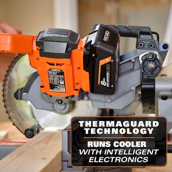 RIDGID 18V Rapid Charger with (2) 8.0 Ah MAX Output Batteries