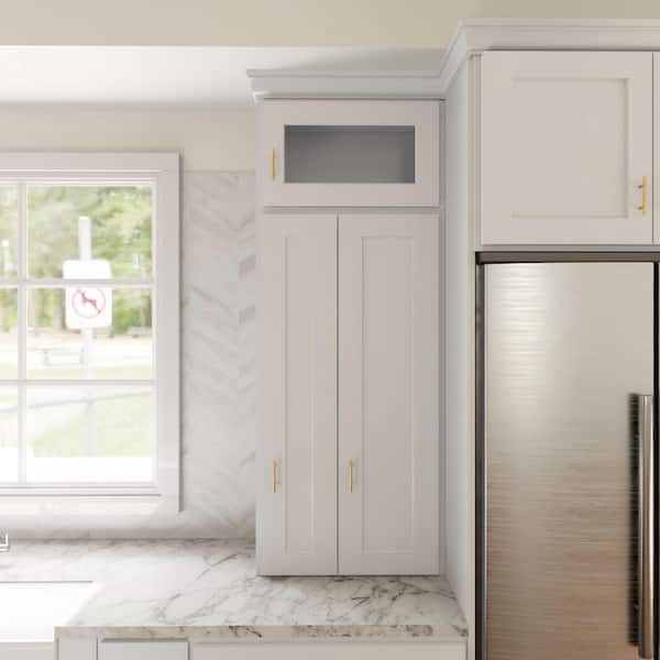 Easy-DIY 9 in. W x 12 in. D x 42 in. H Ready to Assemble Wall Kitchen Cabinet in Shaker White