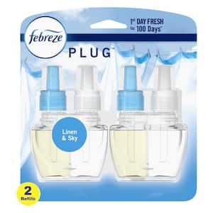 Plugins 0.87 oz. Linen and Sky Dual Scented Oil Plug-In Air Freshener Refill (2-Pack)