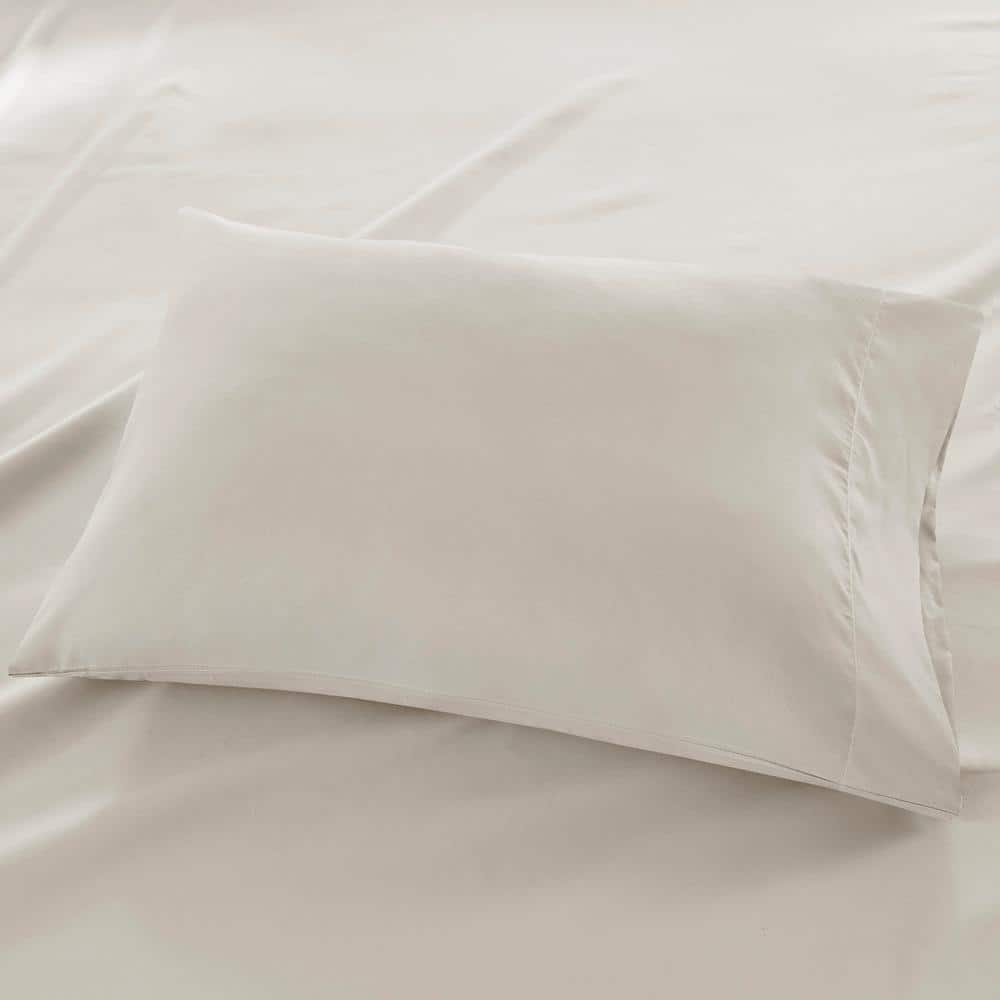 Ivory Full Deep Pocket Cotton Polyester Microfiber Sheet Set