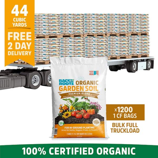 Organic Bulk Garden Soil Truckload (1200 1 cu. ft. Bags)