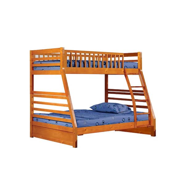 Homeroots Amelia Oak Twin Over Full, How Much Weight Can An Ikea Bunk Bed Hold