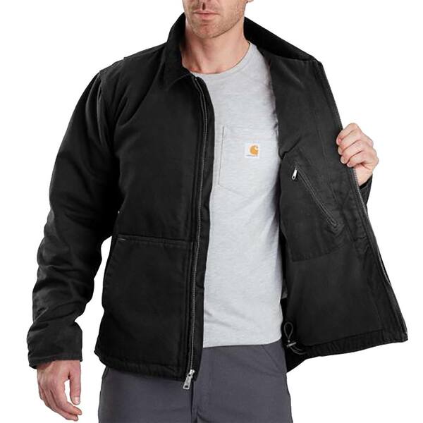 Carhartt Men's Tall Large Black Cotton Full Swing Armstrong Jacket