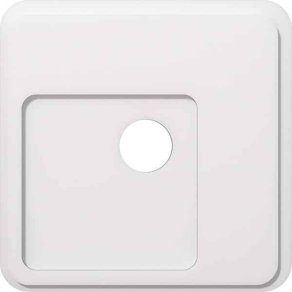 Ekena Millwork 1 in. P X 7-1/2 in. C X 22 in. OD X 4 in. ID Lucan Architectural Grade PVC Contemporary Ceiling Medallion