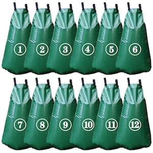 20 Gal. PVC Tree Watering Bag for Slow Release Drip Irrigation, Reusable and Heavy Duty with 5-8 Hours Releasing Time