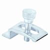 Storm Door Panel Clip With Screws | 1/4-Inch Offset, Aluminum, For Securing Glass/Screen Panels - View #2