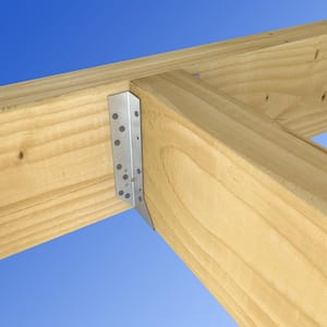 HU Galvanized Face-Mount Joist Hanger for 4x10 Nominal Lumber