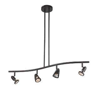Stingray 2.7 ft. 4-Light Oil Rubbed Bronze Track Light Fixture with Adjustable Heads