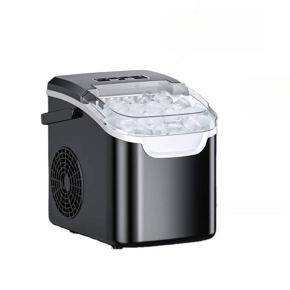 COWSAR 8.66 in. 26 lb. Portable Ice Maker Bullet Ice Machine with ...