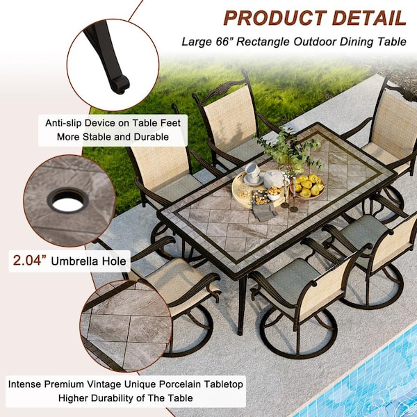 Gazebo table discount and chair set