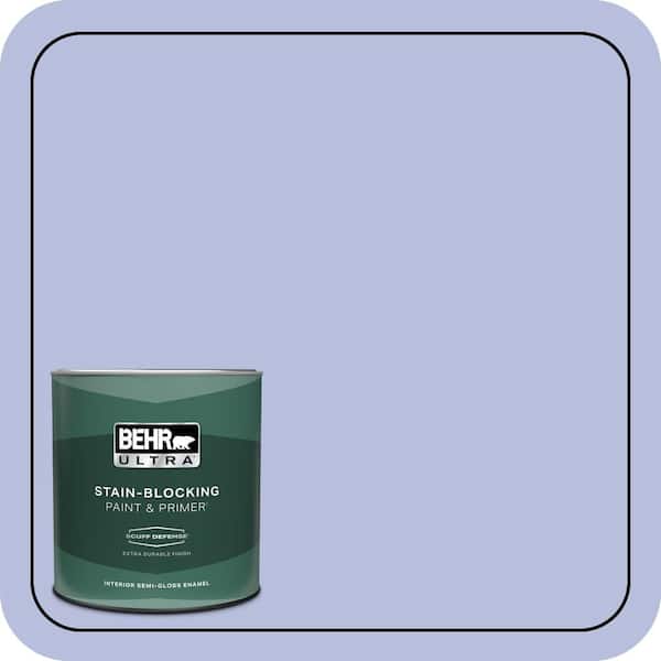 BEHR ULTRA 1 qt. #MQ4-31 Stardust Evening Extra Durable Semi-Gloss Enamel Interior Paint & Primer
