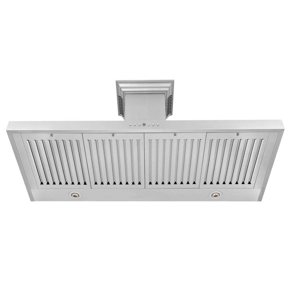 42-inch Stainless Steel Wall Mount Range Hood with Bluetooth Speakers