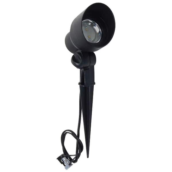 Malibu Low-Voltage 20-Watt Equivalent Black LED Flood Light