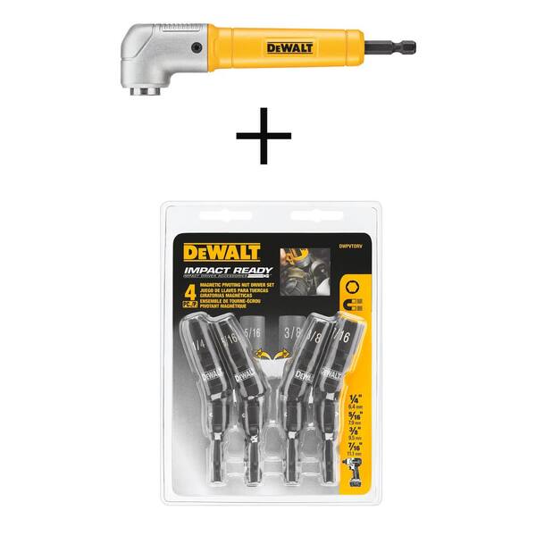DEWALT MAXFIT Right Angle Attachment with Pivoting