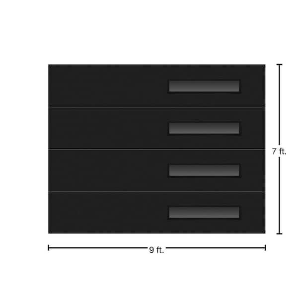 Clopay Modern Steel 9 ft. X 7 ft. 18.4 R-Value Insulated Matte