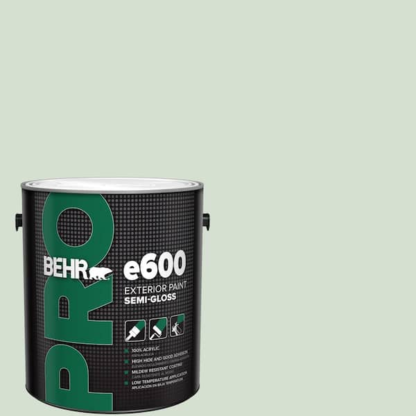 BEHR PRO 1 gal. #S400-2 Comforting Green Semi-Gloss Exterior Paint