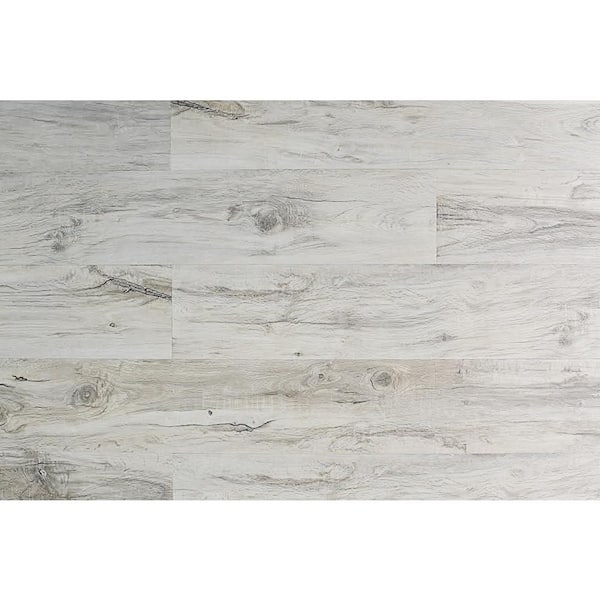 Montserrat Manifesto Argent Dove 20 MIL x 7 in. W x 60 in. L Click Lock Waterproof Vinyl Plank Flooring (23.9 sq. ft.)