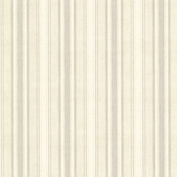 Chesapeake Ellsworth Grey Sunny Stripe Grey Wallpaper Sample