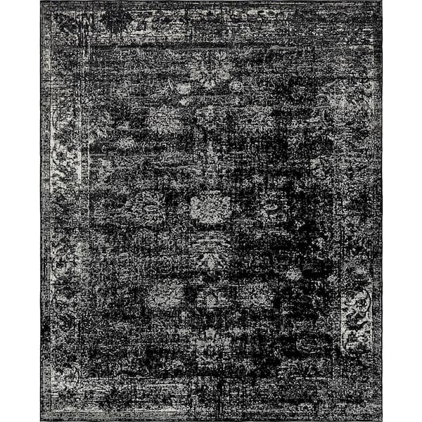 Unique Loom Sofia Casino Black 8' 0 x 10' 0 Area Rug
